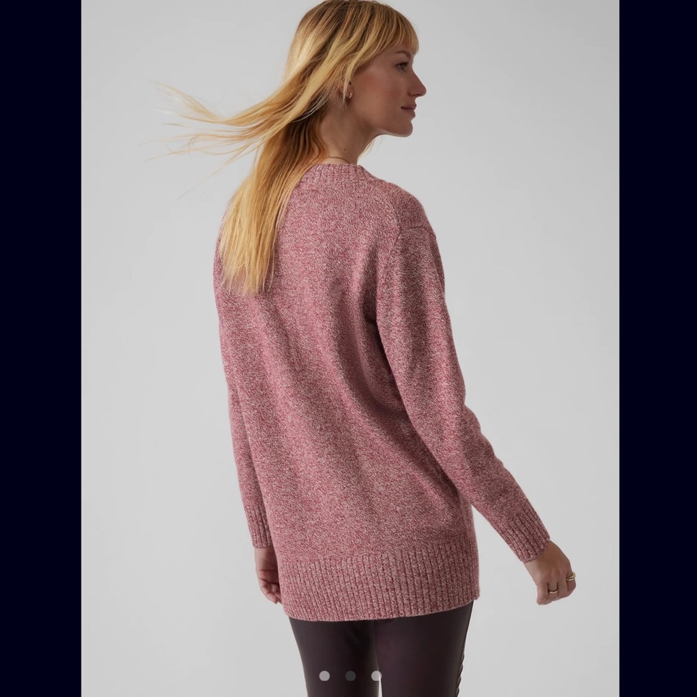 Athleta Wool/Cashmere Vital Vneck Tunic View 2